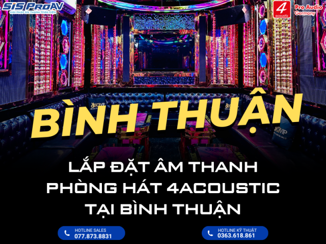 LẮP ĐẶT ÂM THANH QUÁN KARAOKE TẠI BÌNH THUẬN