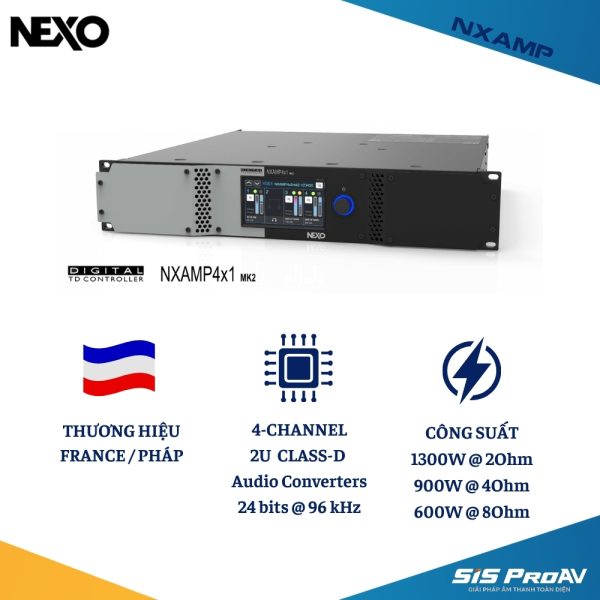 Amplifier Nexo NXAMP 4X2 MKII