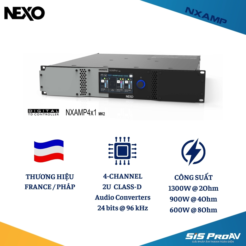 Amplifier Nexo NXAMP 4X2 MKII