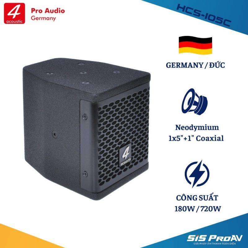 Loa Coaxial Source Point 4Acoustic HCS 105C