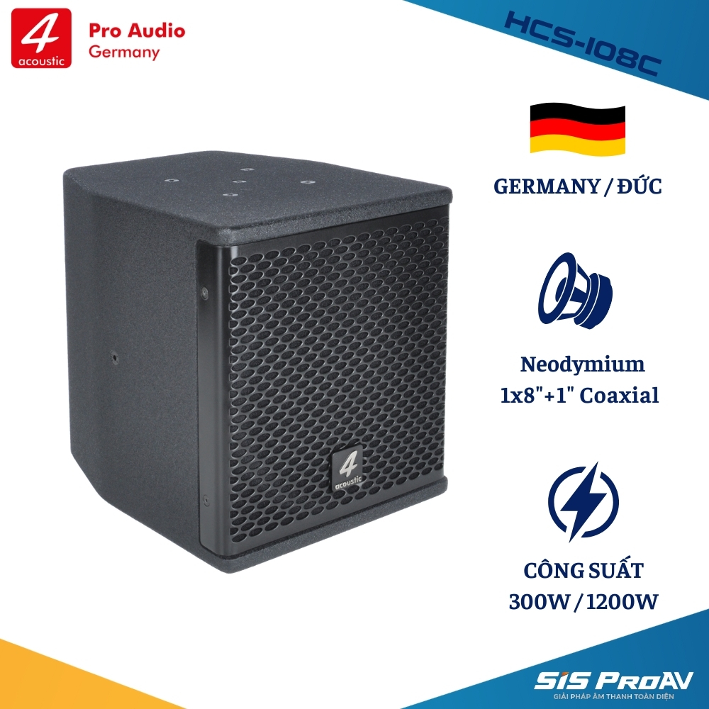 Loa Coaxial Source Point 4Acoustic HCS 108C