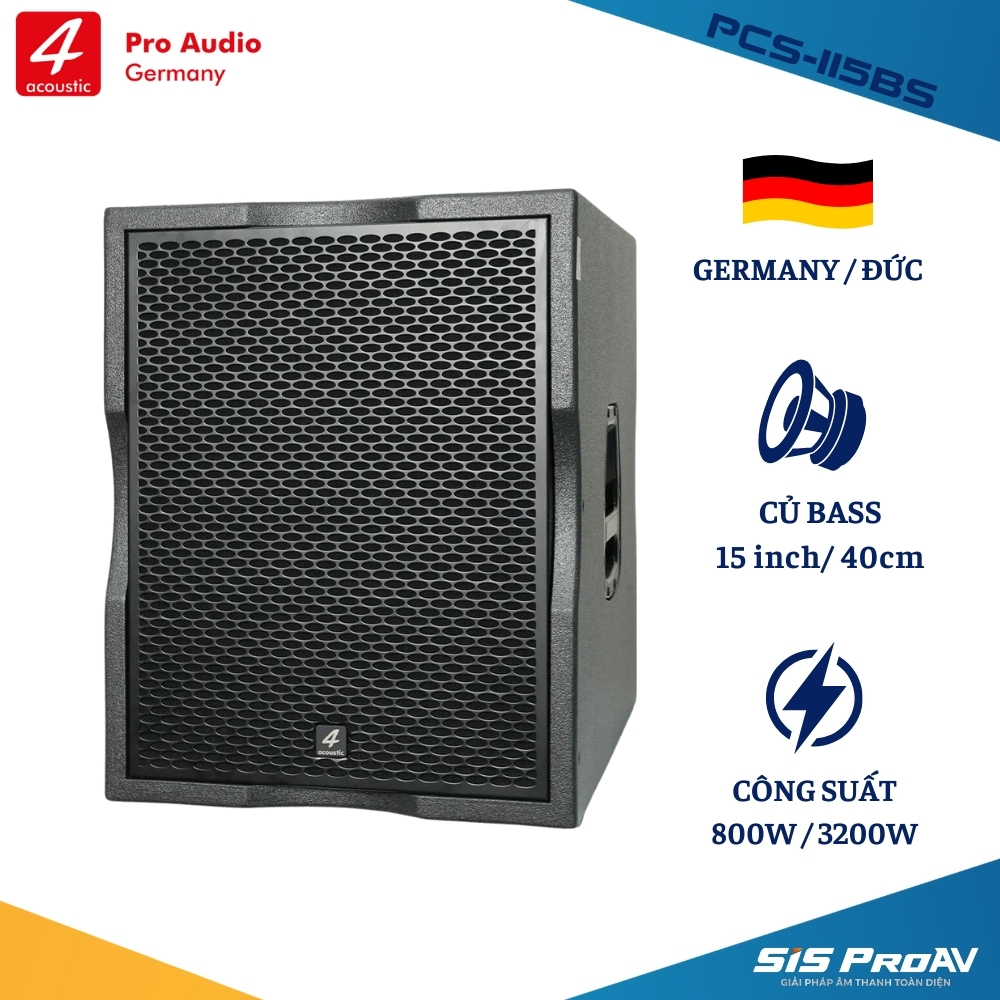 Loa Subwoofer 4Acoustic PCS 115BS