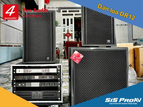 Hoàn Thiện Lắp Đặt Dàn Loa DR12 4Acoustic 125 Triệu Tại Bình Dương