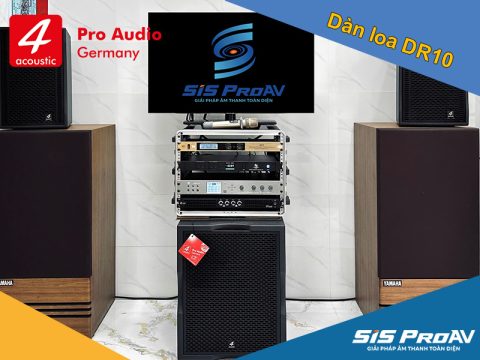 Lắp Đặt Hệ Thống Loa Karaoke DR10 4Acoustic 116 Triệu tại Quận 5 - TPHCM