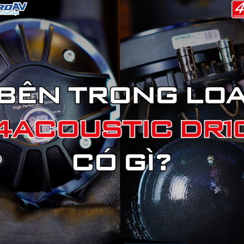 NỘI THẤT LOA KARAOKE 4ACOUSTIC DR10