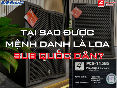 LOA SUB 4ACOUSTIC PCS-115BS BASS 40