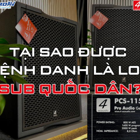 LOA SUB 4ACOUSTIC PCS-115BS BASS 40
