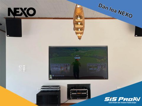 Lắp dàn karaoke Nexo Audio cho phòng giải trí gia đình tại Bình Phước