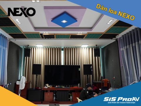 Lắp dàn karaoke NEXO Audio cho phòng giải trí gia đình tại Quận 5