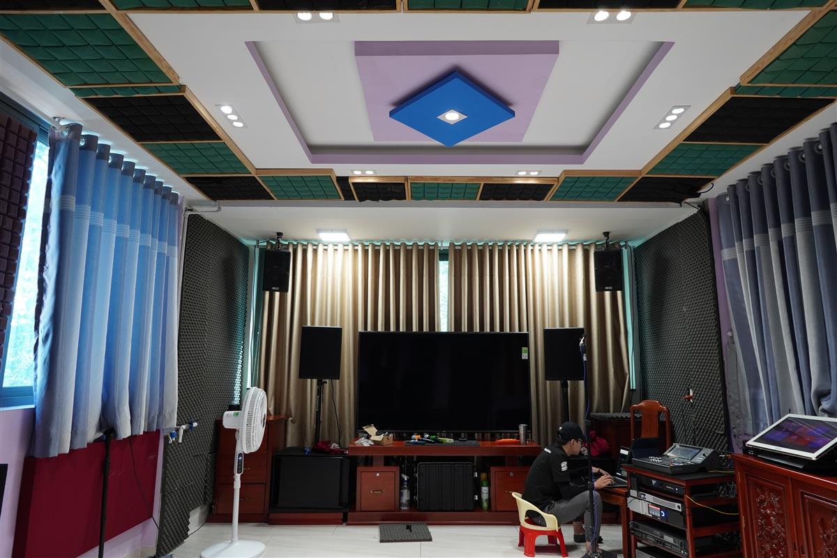 Lắp dàn karaoke NEXO Audio cho phòng giải trí gia đình tại Quận 5