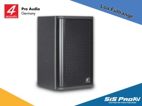 Top các mẫu loa fullrange 4Acoustic đáng mua nhất nửa cuối năm 2025
