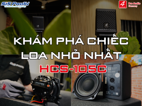 LOA 4ACOUSTIC HCS-105C CHÍNH HÃNG TẠI SIS PROAV