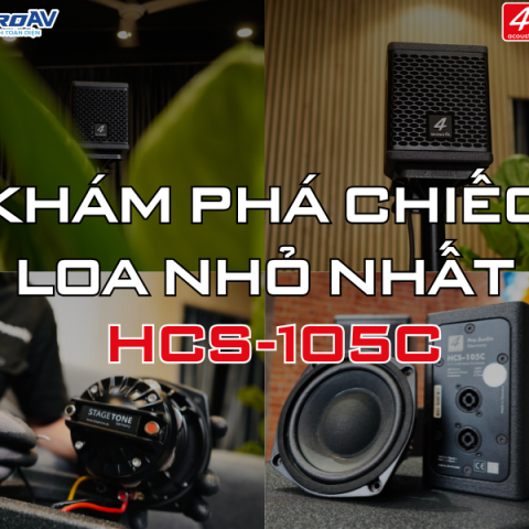 LOA 4ACOUSTIC HCS-105C CHÍNH HÃNG TẠI SIS PROAV