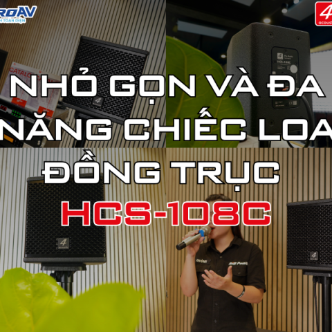 LOA 4ACOUSTIC HCS-108C CHÍNH HÃNG TẠI SIS PROAV