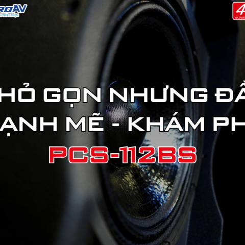 LOA SUB 4ACOUSTIC PCS-112BS CHÍNH HÃNG TẠI SIS PROAV