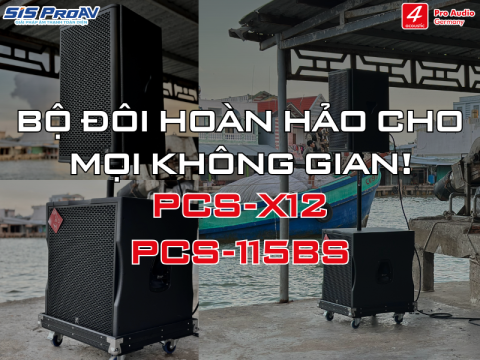 LOA 4ACOUSTIC X12&115BS CHÍNH HÃNG TẠI SIS PROAV