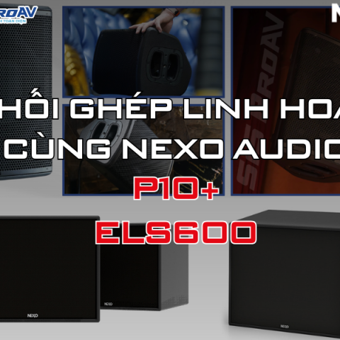 BỘ DÀN NEXO P10 & SUB ELS600 CHÍNH HÃNG TẠI SIS PROAV