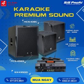 Bộ dàn karaoke 4Acoustic HCS 108C