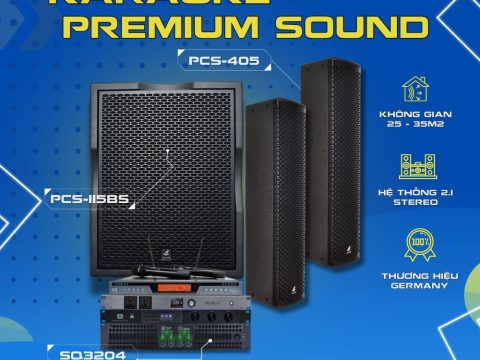 Bộ dàn Karaoke 4Acoustic PCS 405 – Sub115BS – Amplifier SQ3204