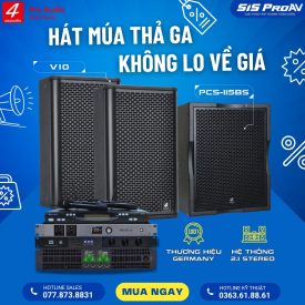 Bộ dàn karaoke 4Acoustic V10 115BS