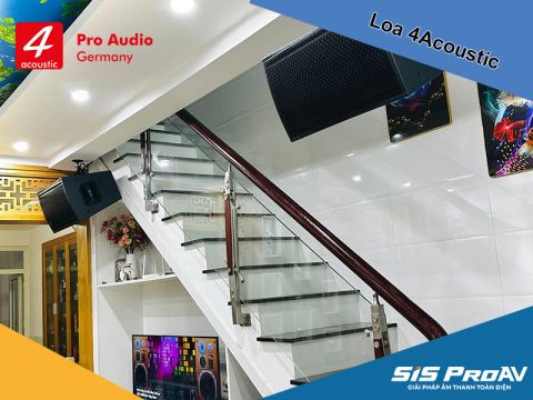 Lắp đặt bộ dàn karaoke gia đình 4acoustic DR12 tại Bà Rịa - Vũng Tàu