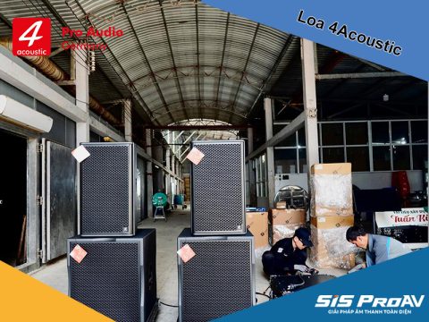 Lắp đặt dàn loa karaoke công suất lớn 4Acoustic tại Cà Mau