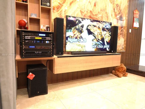 Lắp đặt dàn karaoke cao cấp 4ACOUSTIC tại Biên Hòa - Đồng Nai