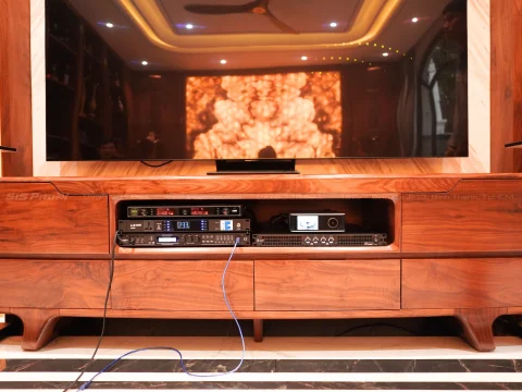 Lắp đặt dàn karaoke cao cấp 4ACOUSTIC PCS605-115BS tại Vinhome - Quận 9